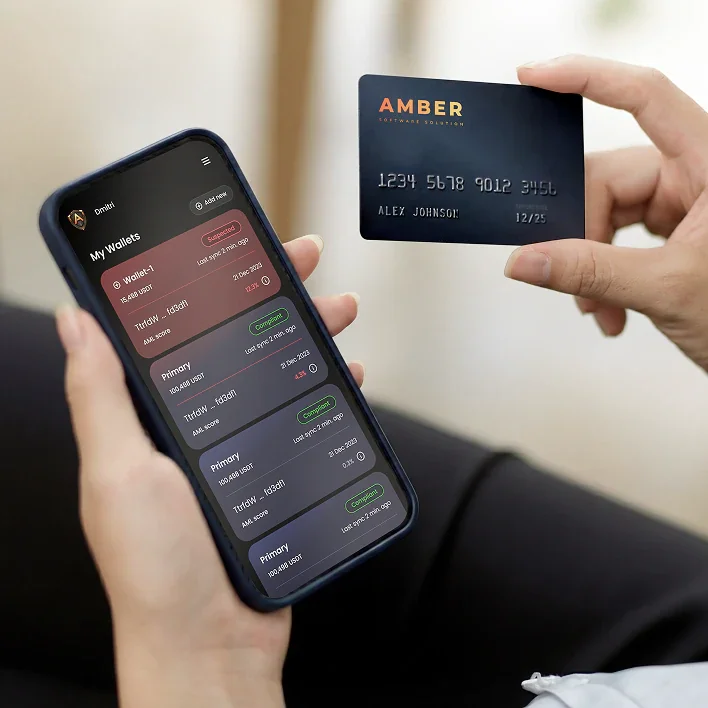 Amber mobile wallet and payment card experience