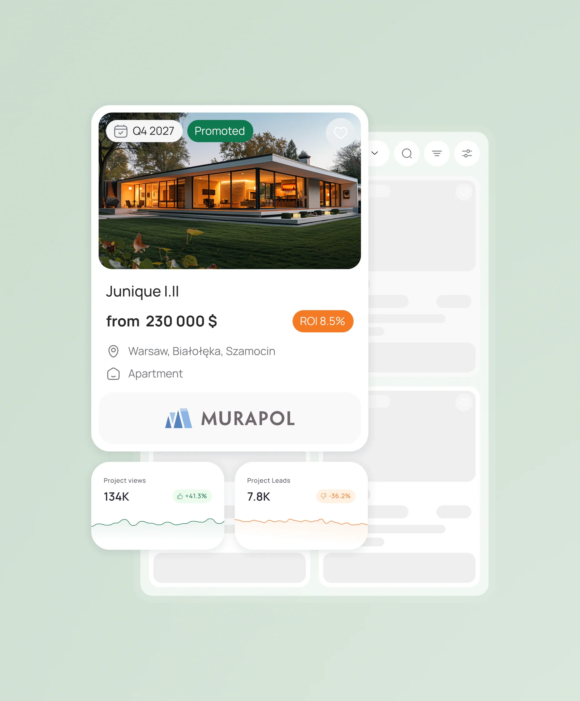 Lucci real-estate intelligence interface