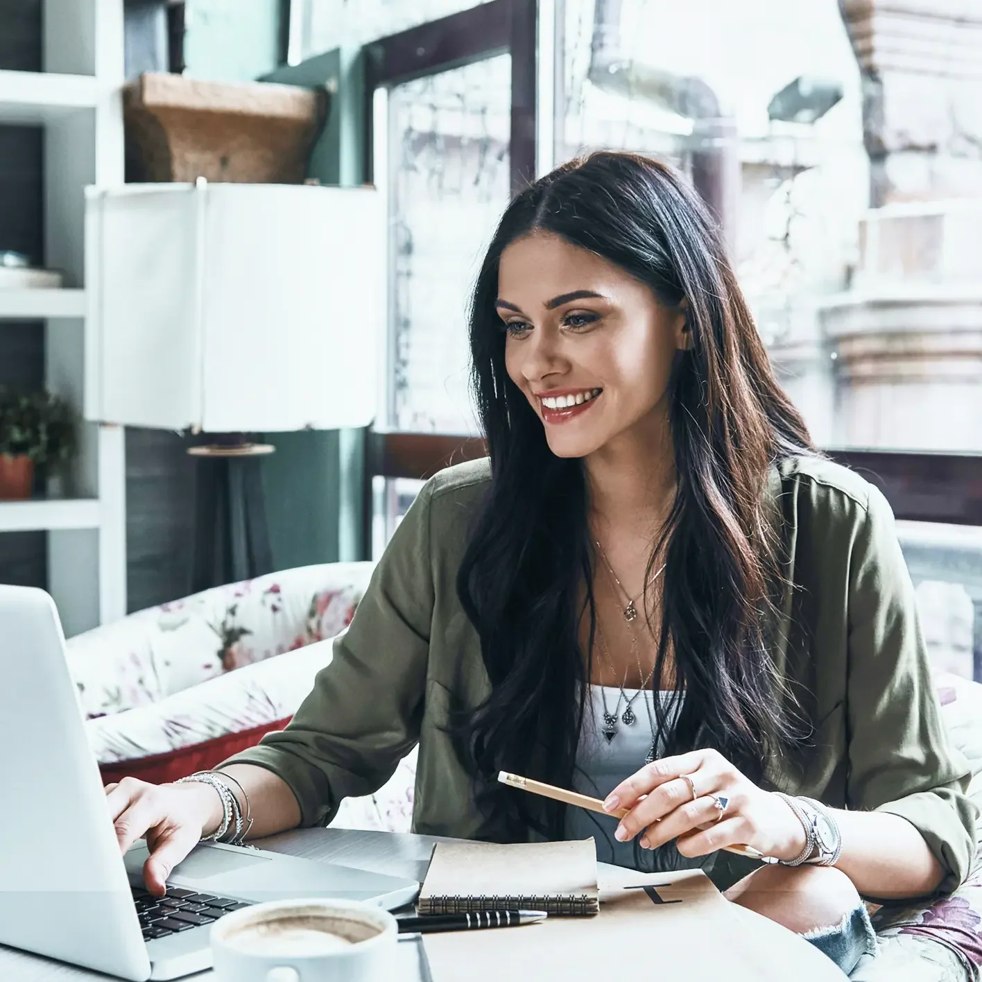 Real estate professional working with the Homzly platform